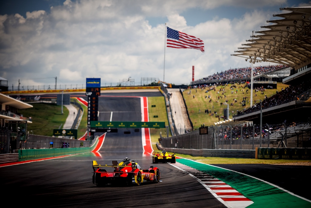Nicklas Nielsen på VM-podiet i Texas
(Foto: Ferrari Media)